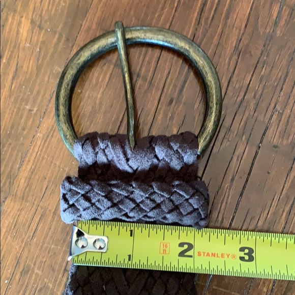 Lot of 2 Faux Suede Belts Brown & Tan - Picture 8 of 8